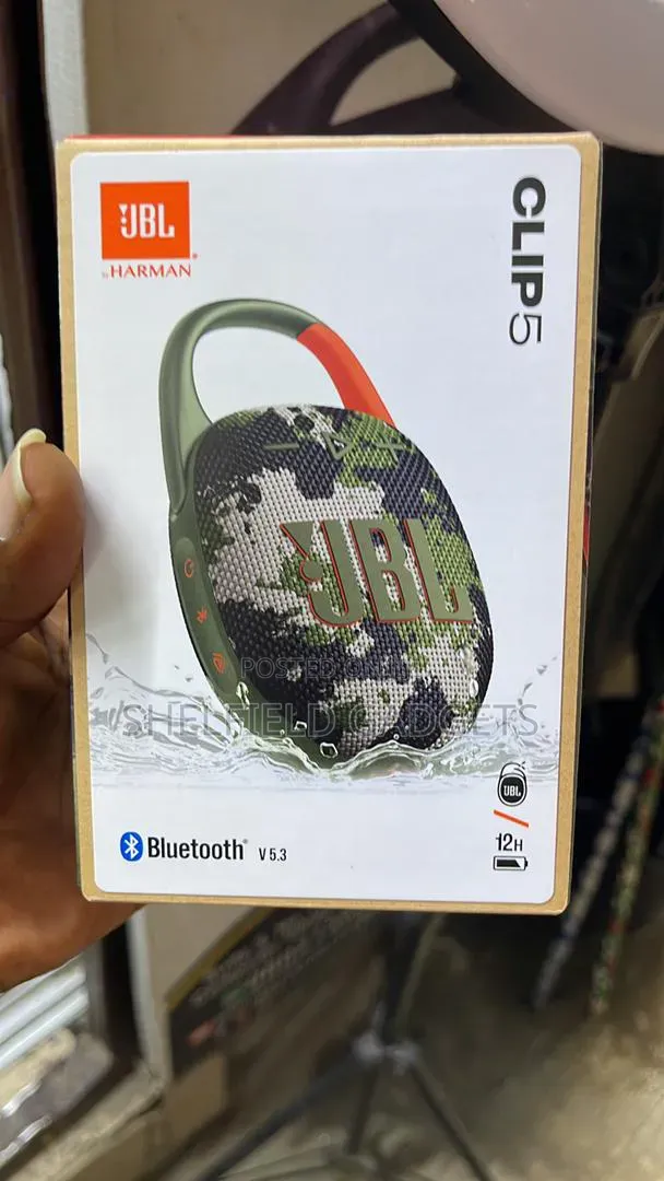 JBL Clip 5 Portable Bluetooth Speaker