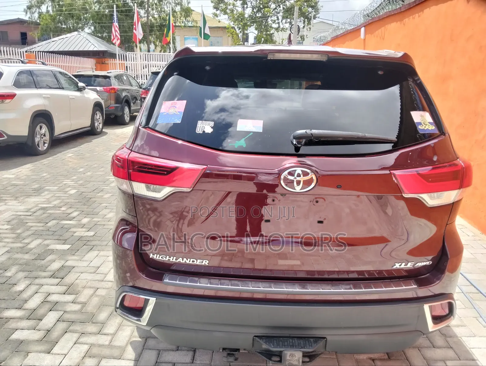 Toyota Highlander XLE 2019 Maroon