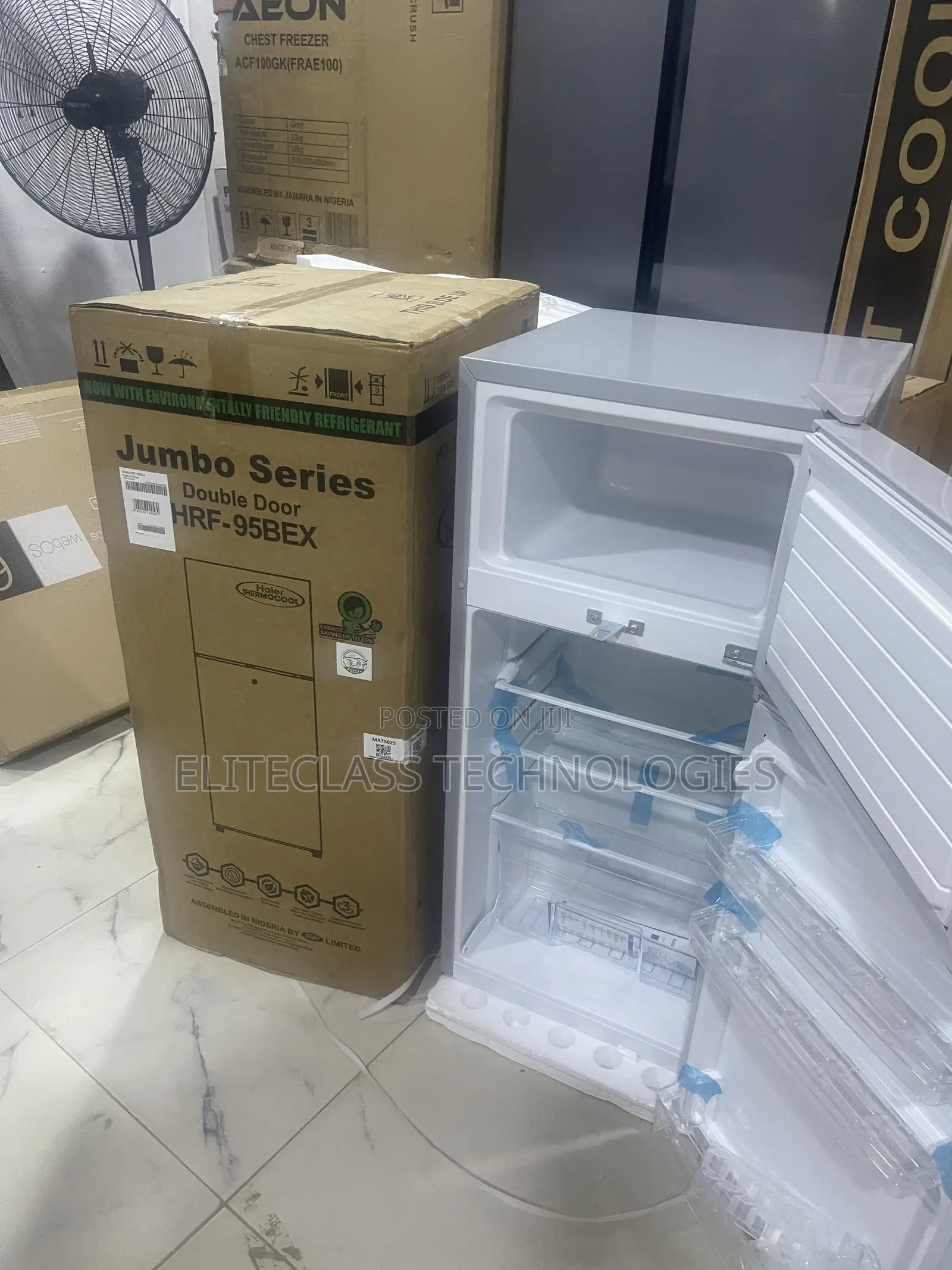 Haier Thermocool 95l Double Door Fridge HRF-95bex