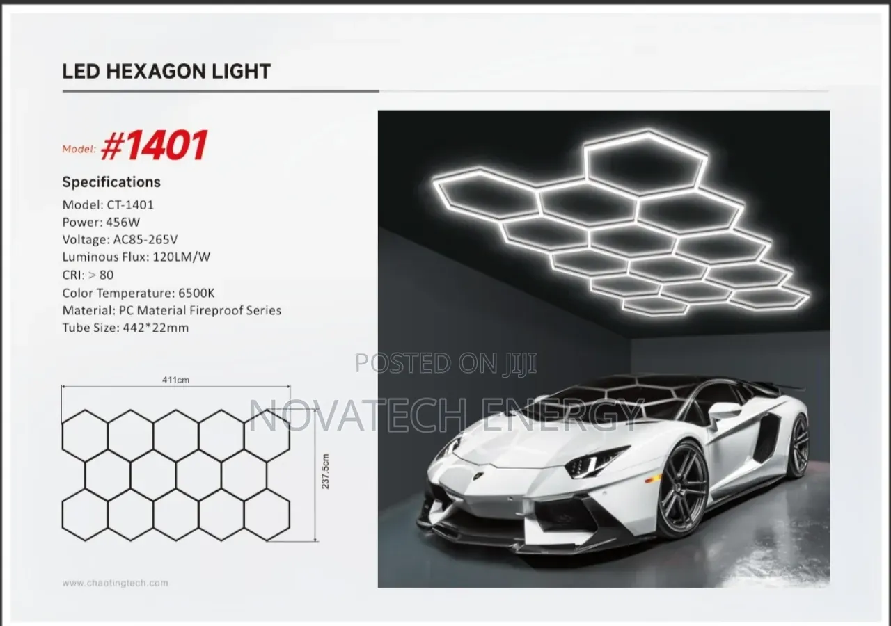 Sets of Hexagon Led Lights for Luxury Pronouncement