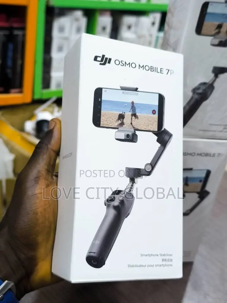 Dji Osmo Mobile 7p Ai Track 3-Axis Gimbal Extension Rod, Fill Light