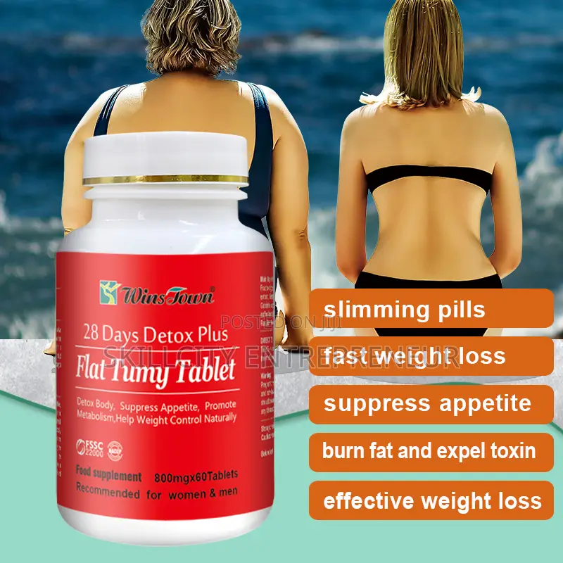28 Days Detox Plus Flat Tummy Tablet Weight Loss Tablet 60 T