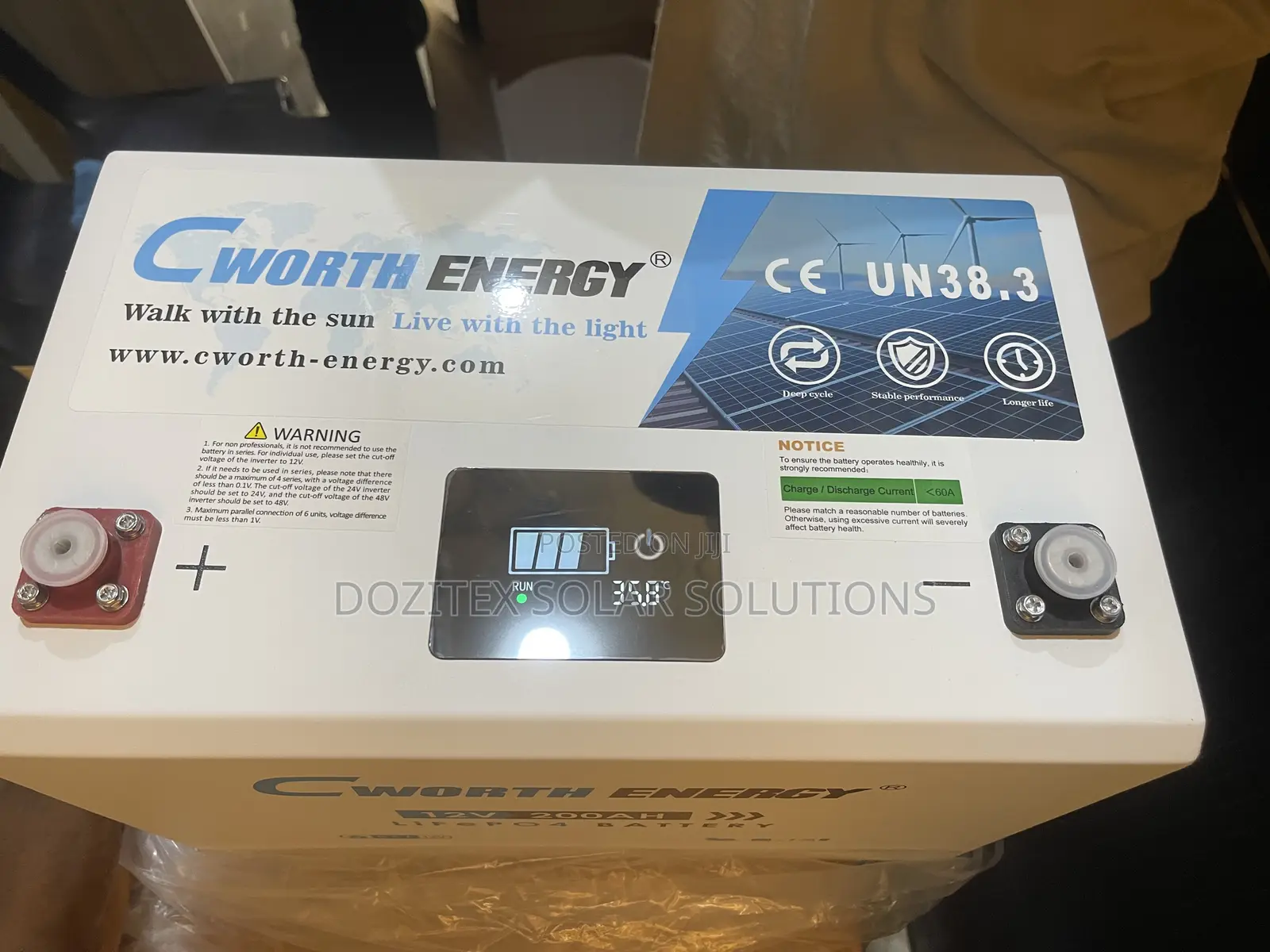 2.5kw/12v Cworth Energy Lithium Battery