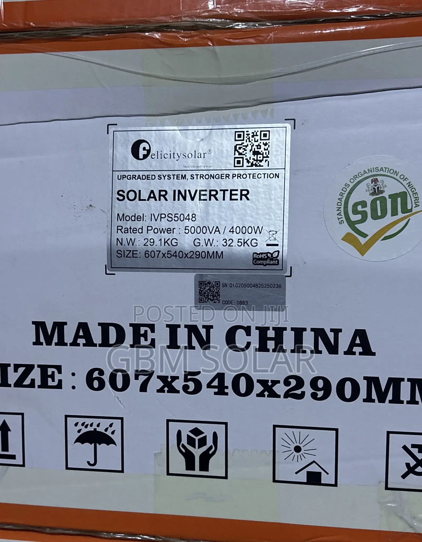 5kva 48v Standard Solar Inverter Felicity Solar