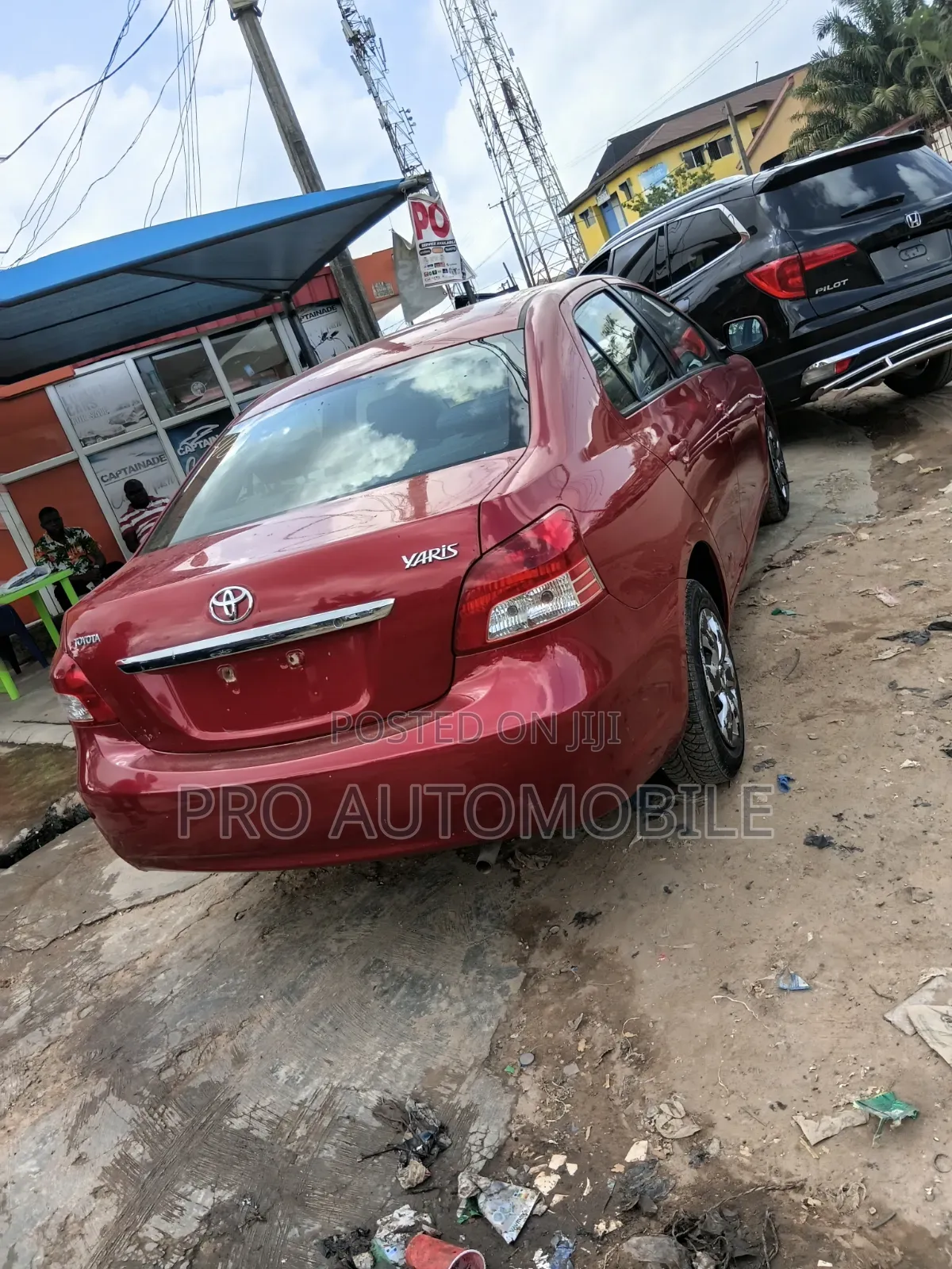 Toyota Yaris 2008 Red