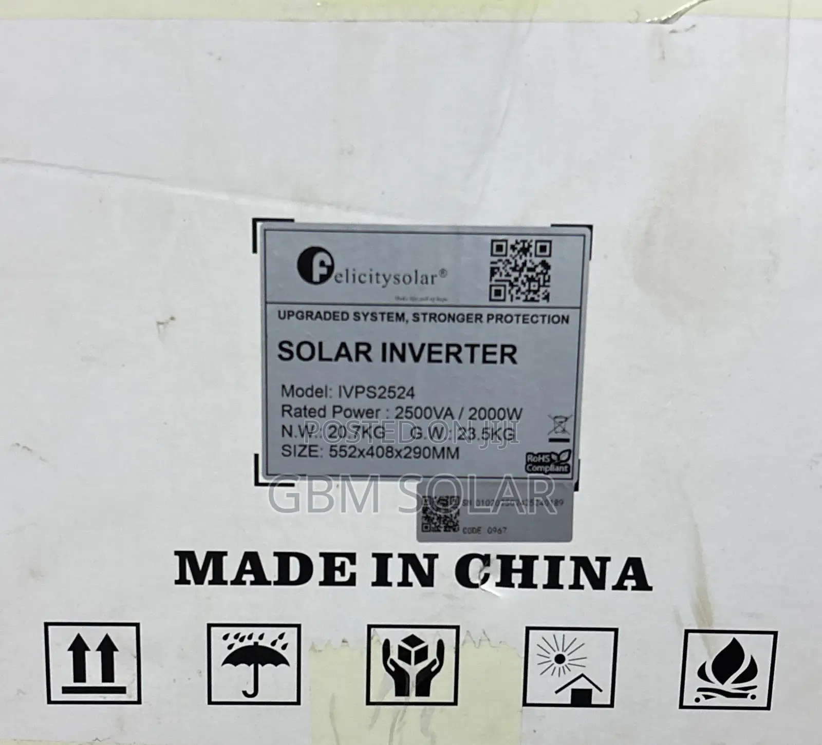 2.5kva Standard Solar Inverter Felicity Solar