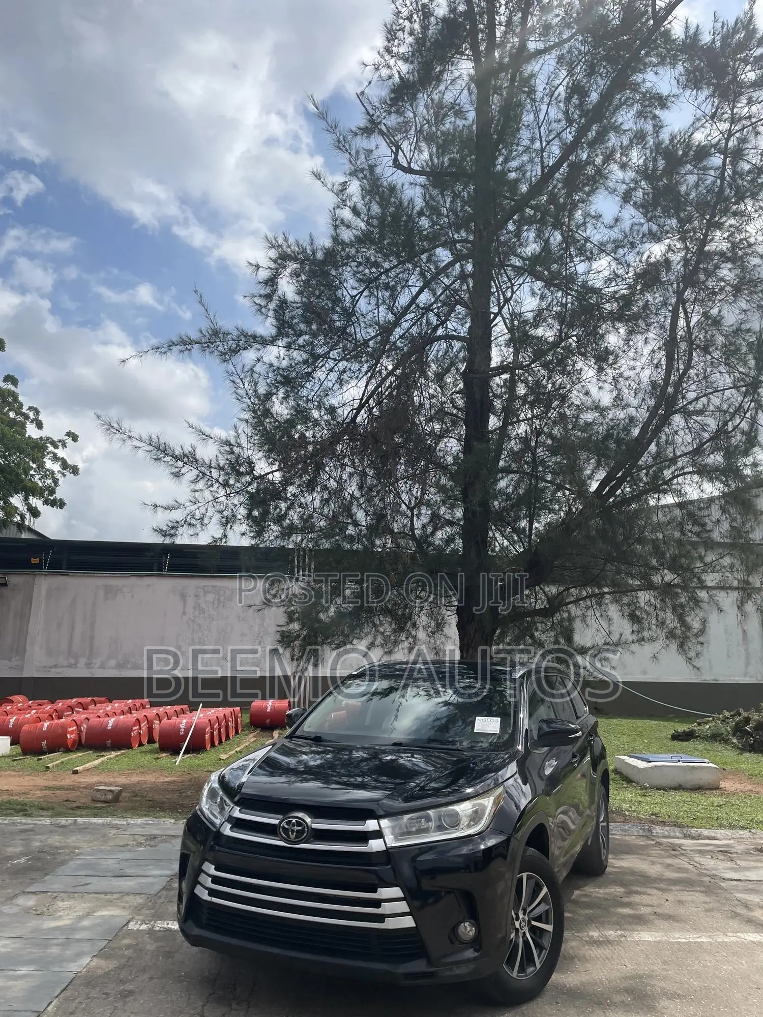 Toyota Highlander XLE 4x2 V6 (3.5L 6cyl 8A) 2018 Black