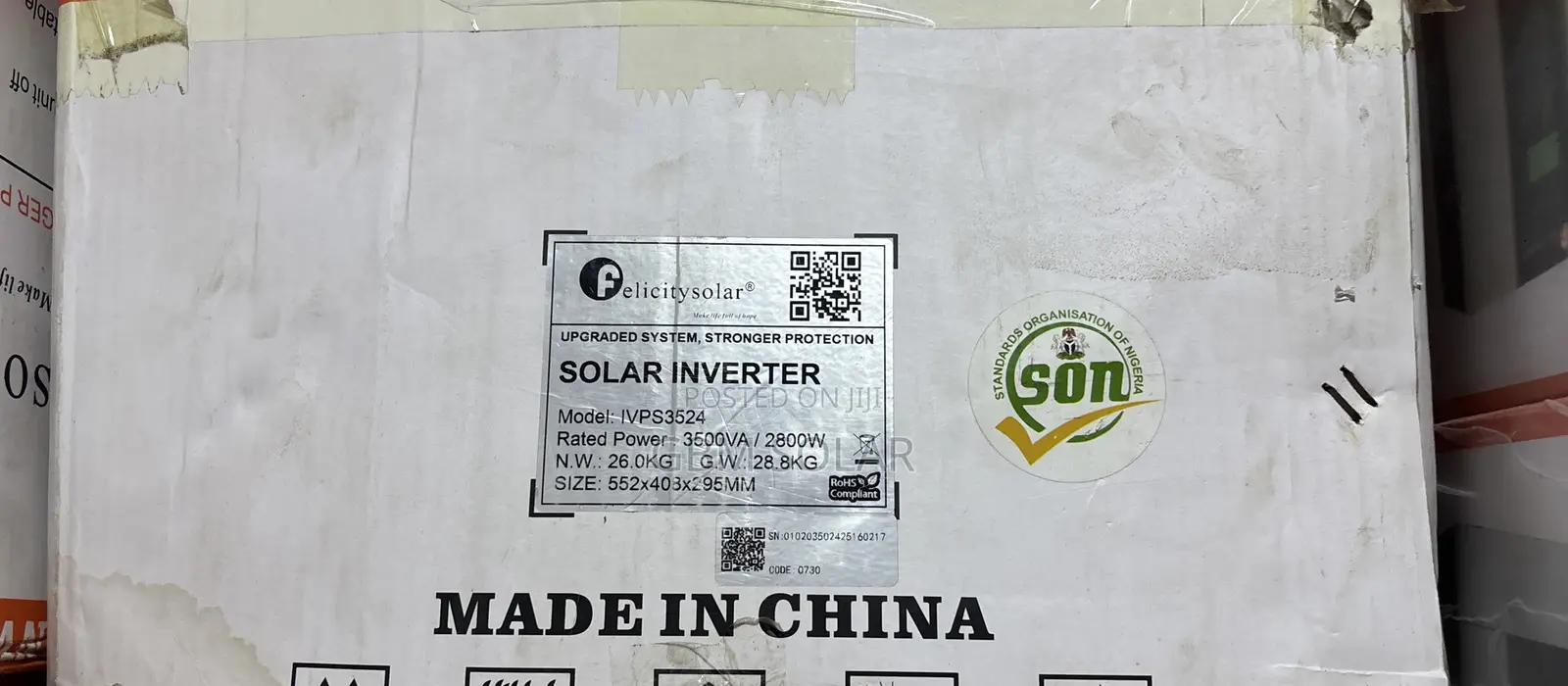 3.5 Kva Ivps 24v Solar Inverter Felicity Solar