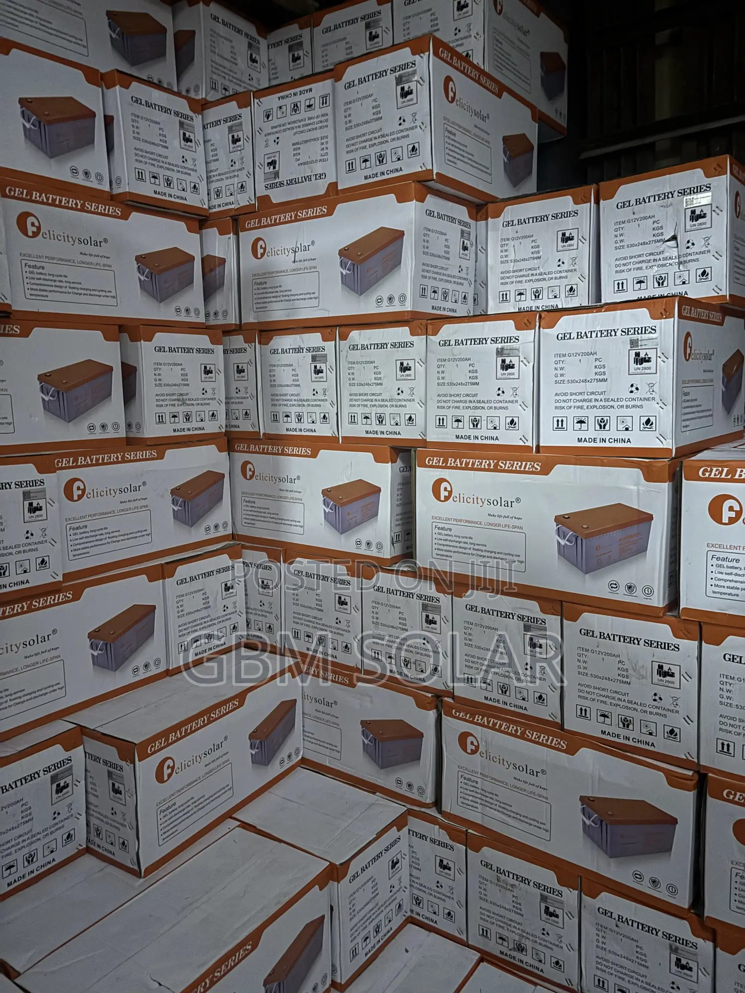 200ah 12v Felicity Gel Battery