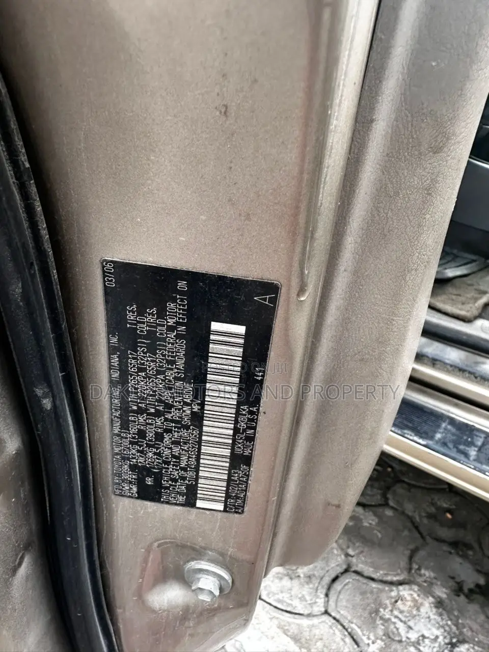 Toyota Sequoia 2007 Gold