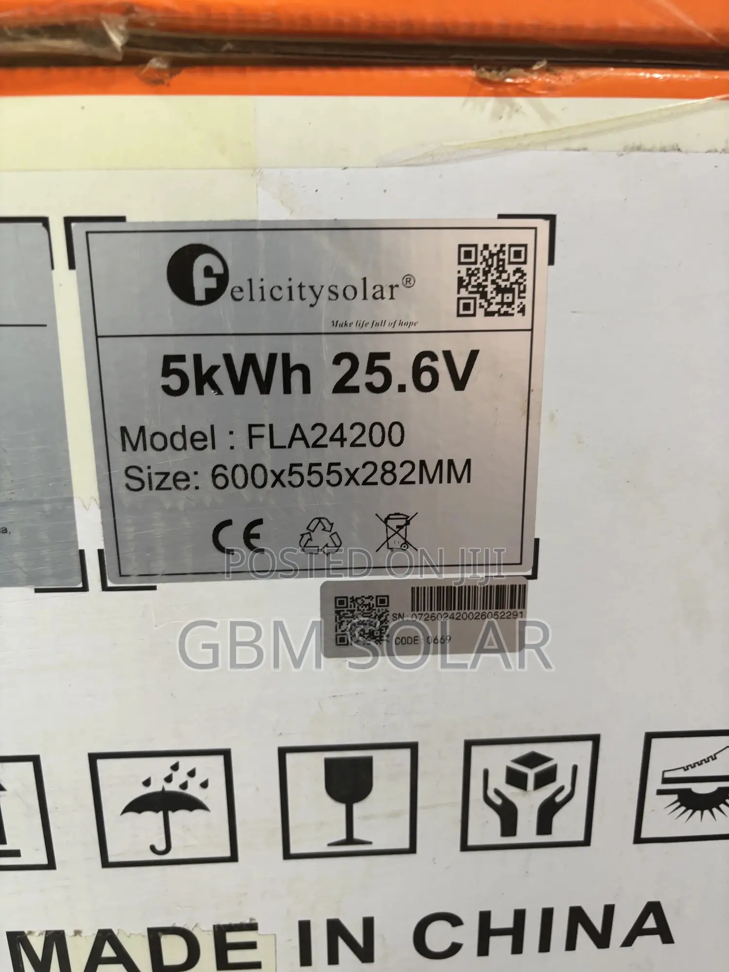 5kwh 24v 200ah Felecity Solar