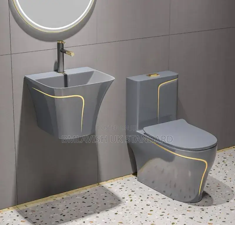 England Gray Luxury Water Closet