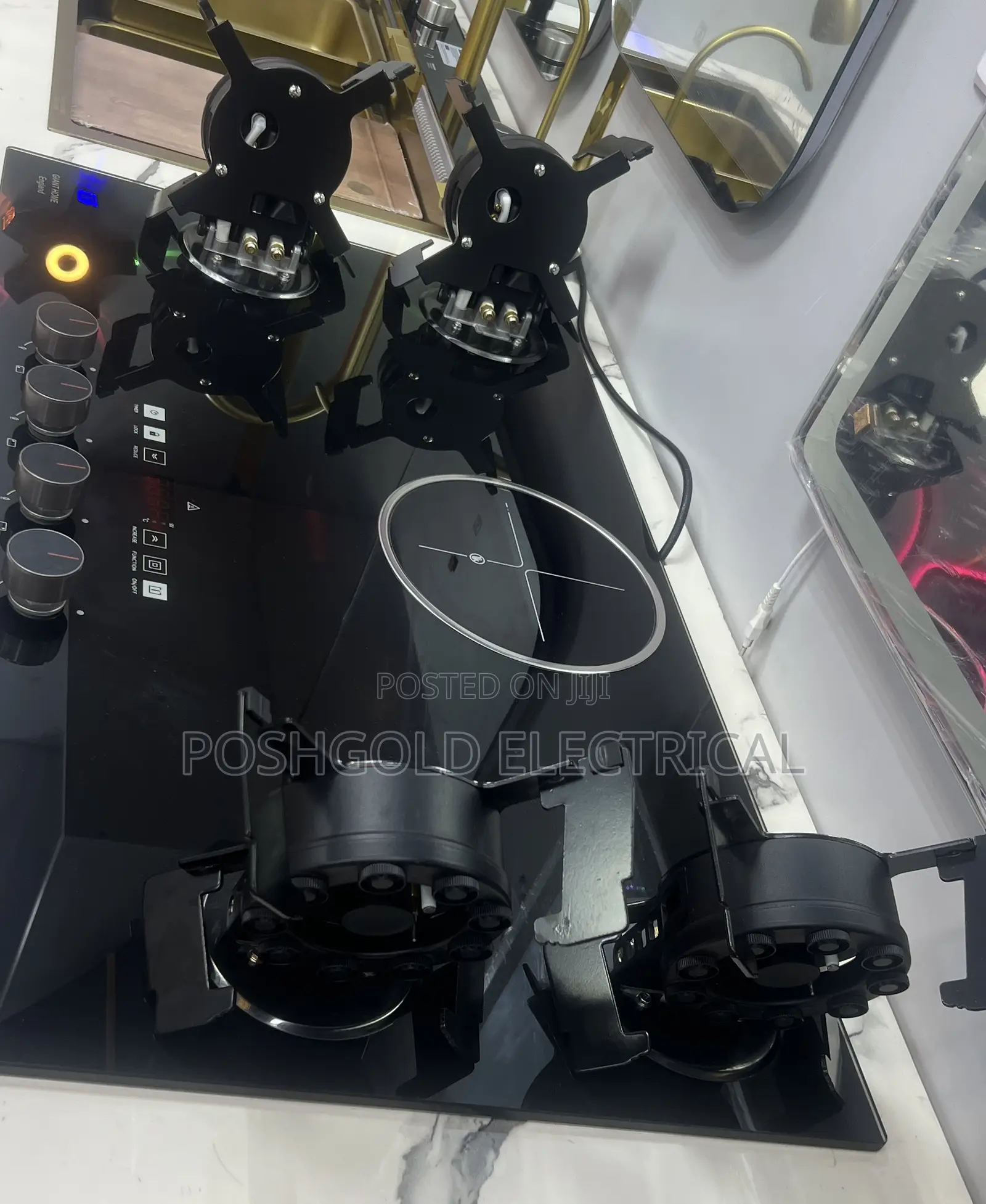 5 Zone Hybrid Gas + Induction Cooktop With Electric
