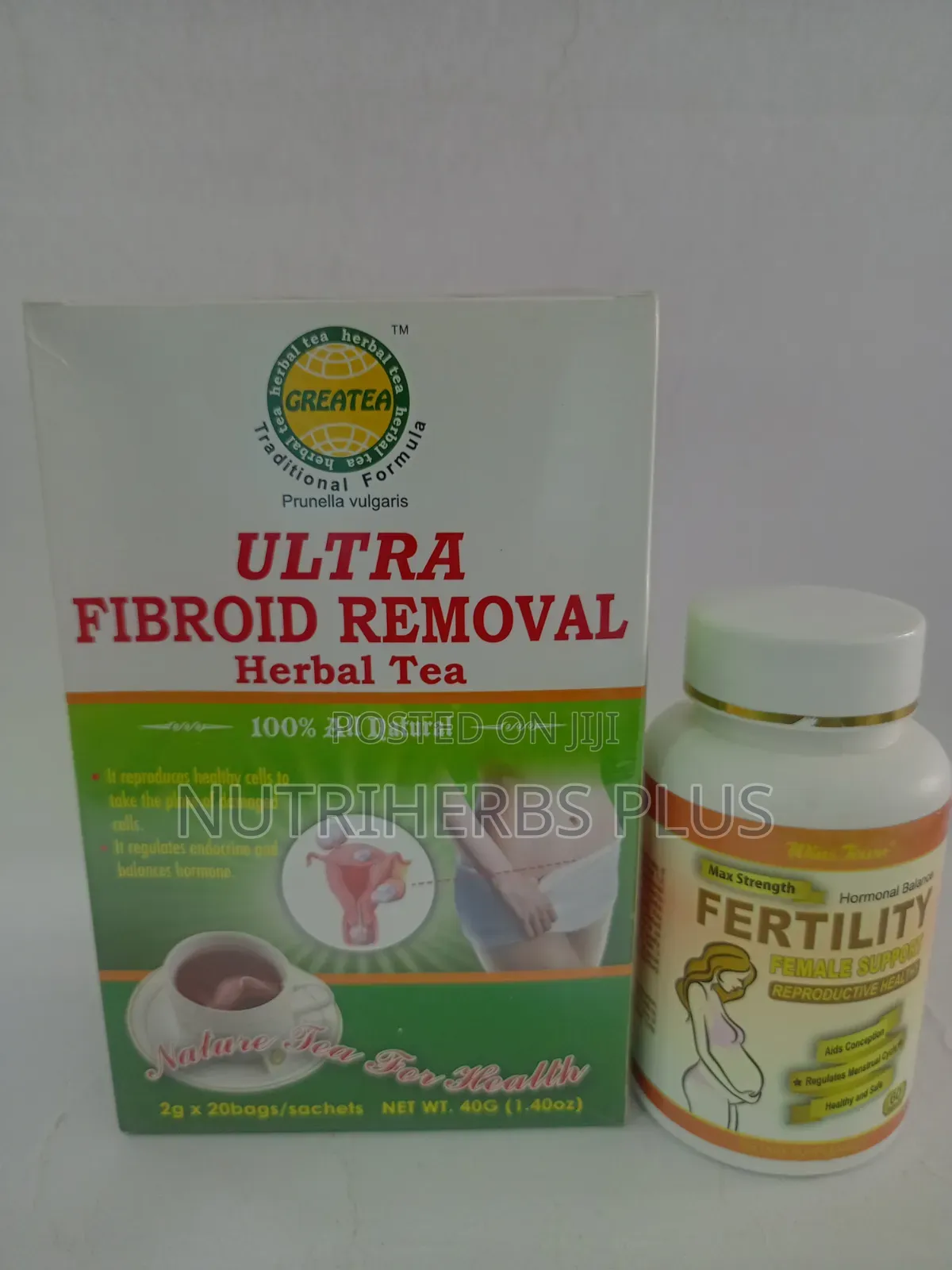 Greatea Ultra Fibroid Removal Tea and Wins Fertility Tablets