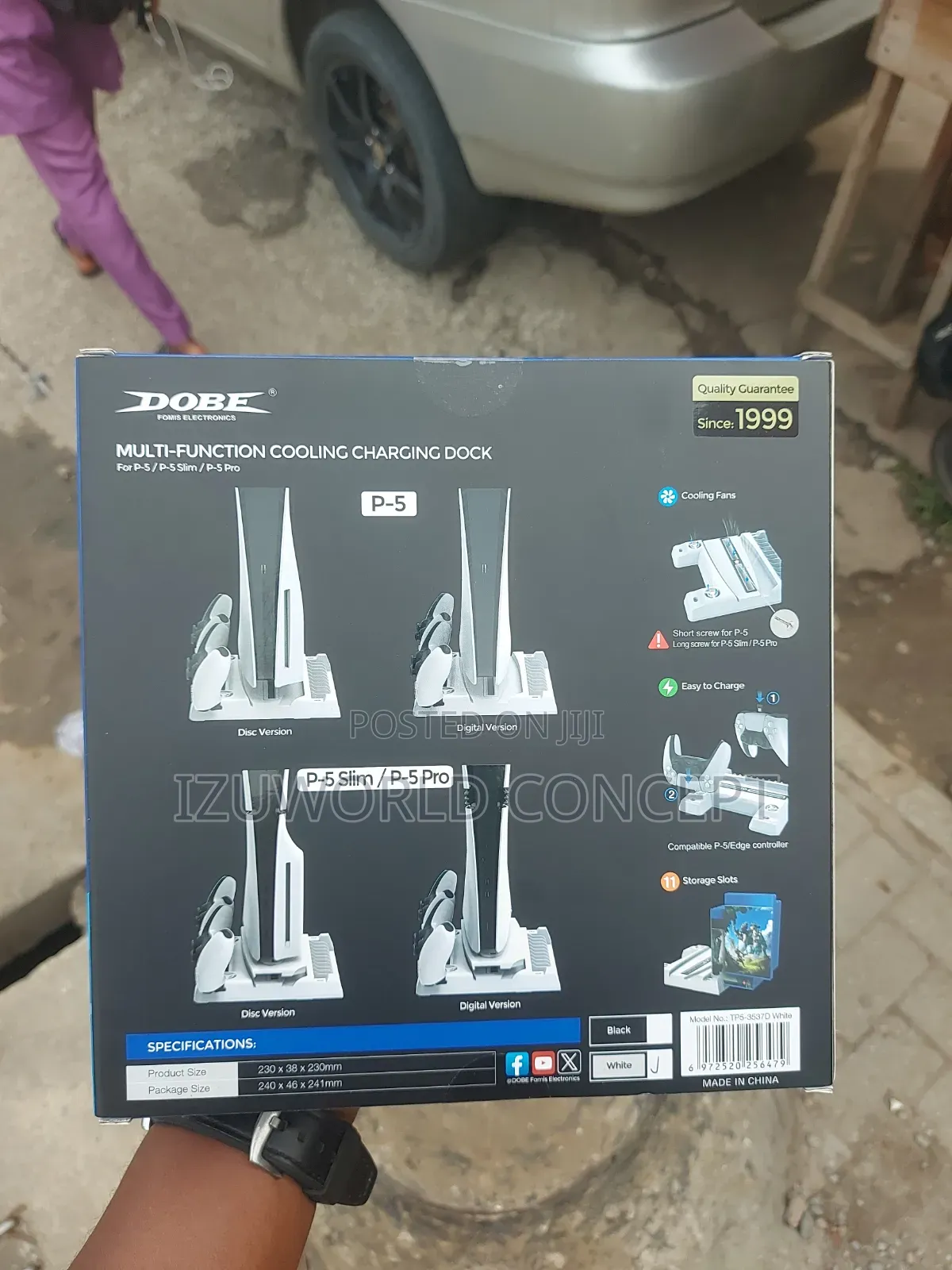 Multifunctional Cooling Charging Dock For Ps5
