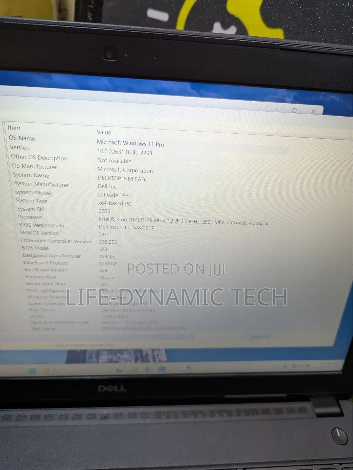 Laptop Dell Latitude 3580 8GB Intel Core i7 SSD 256GB