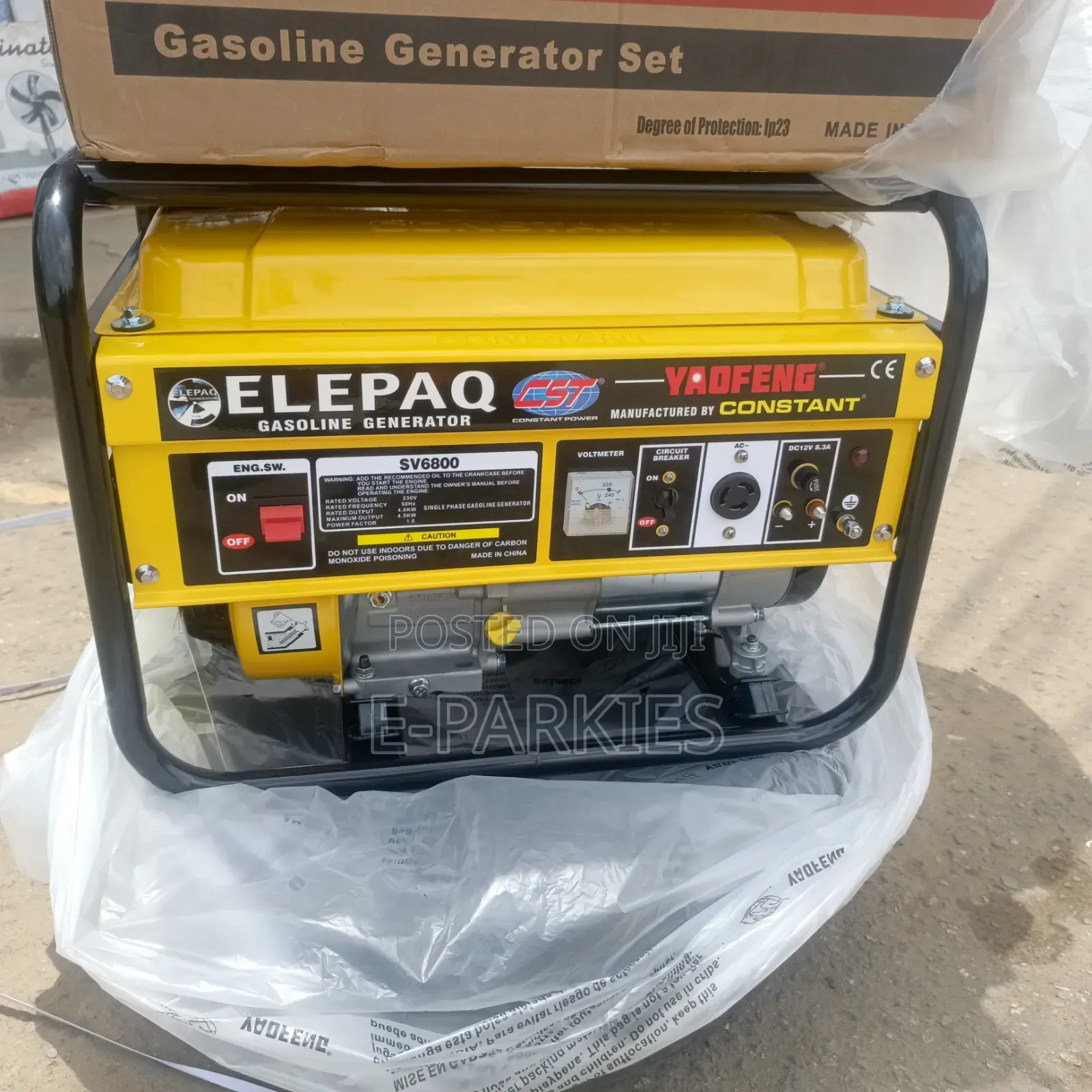 Elepaq Constant Generator 4.5kva