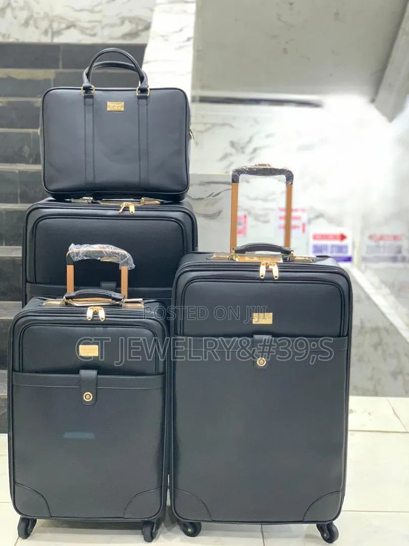 Complete Travel Luggage Set 3in1 Durable Suitcases WTH Trolley Handbag