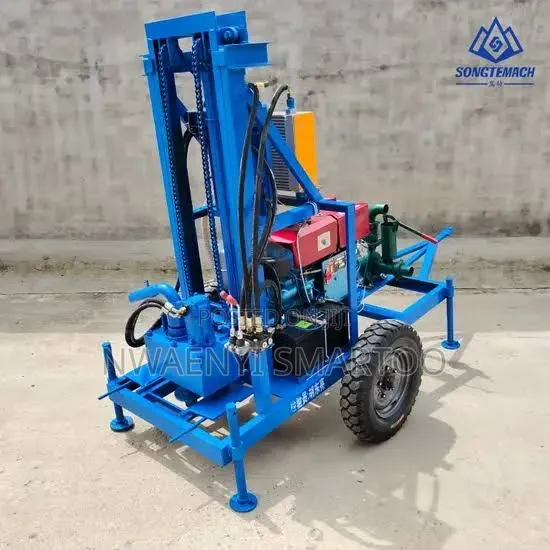 Bore Hole Drilling Machine With 100meters Pipe