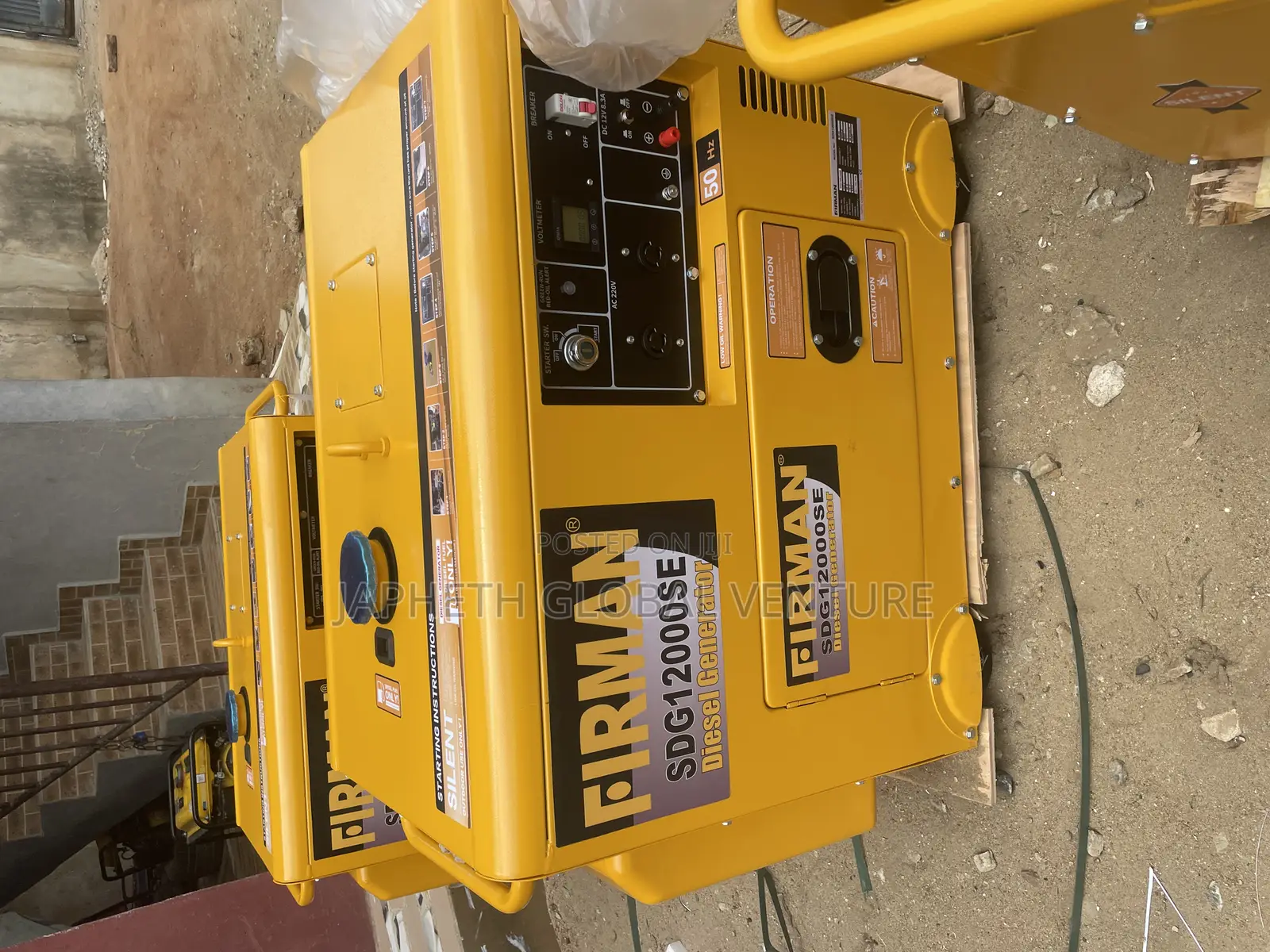 Heavy Duty Firman Sdg12000se Silent Diesel Generator 10kva