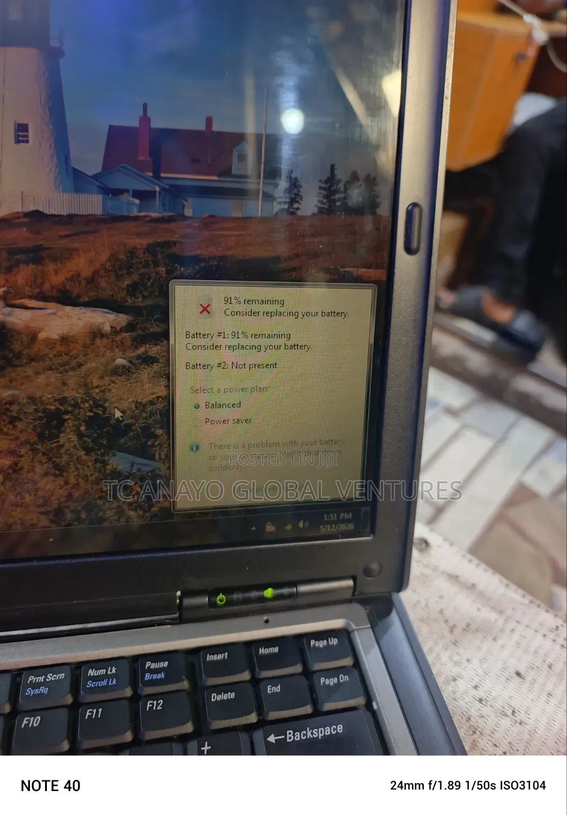 Laptop Dell Latitude D630 4GB Intel Core 2 Duo HDD 160GB