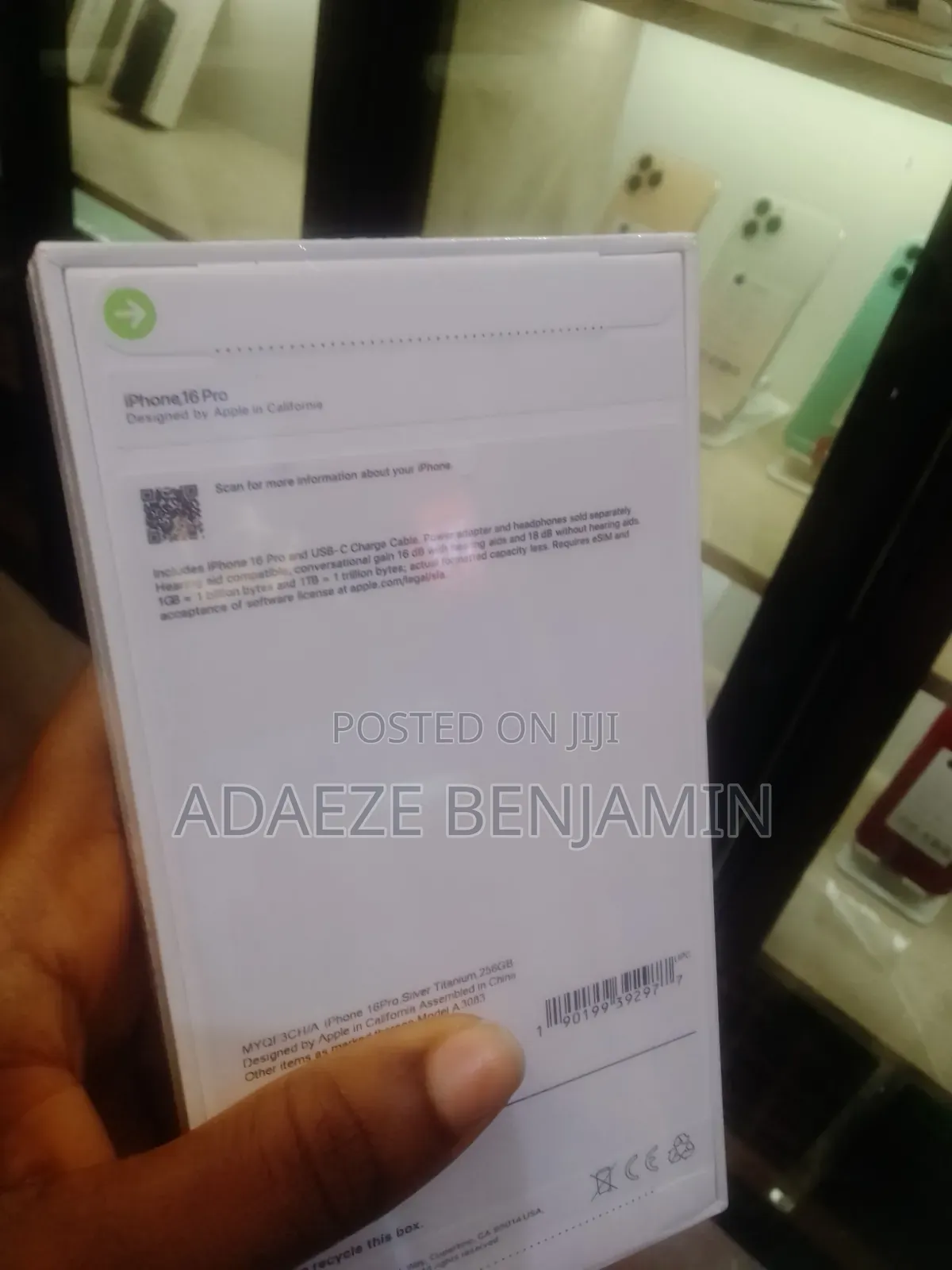 New Apple iPhone 16 Pro 256 GB Silver