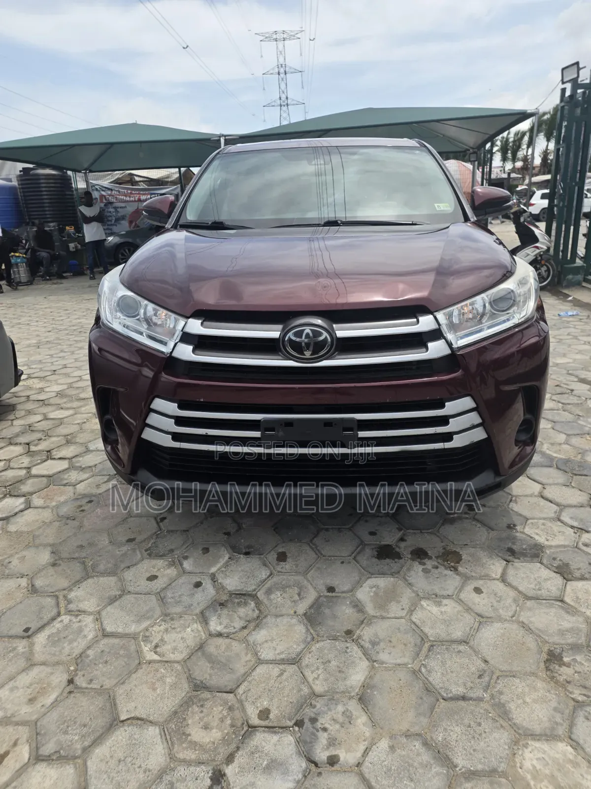 Toyota Highlander LE 4x2 (2.7L 4cyl 6A) 2018 Red