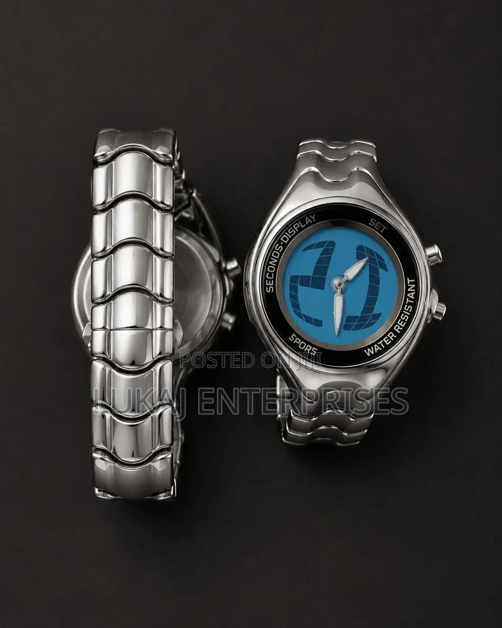 *` Bulgy Digital Okley Chain Watch