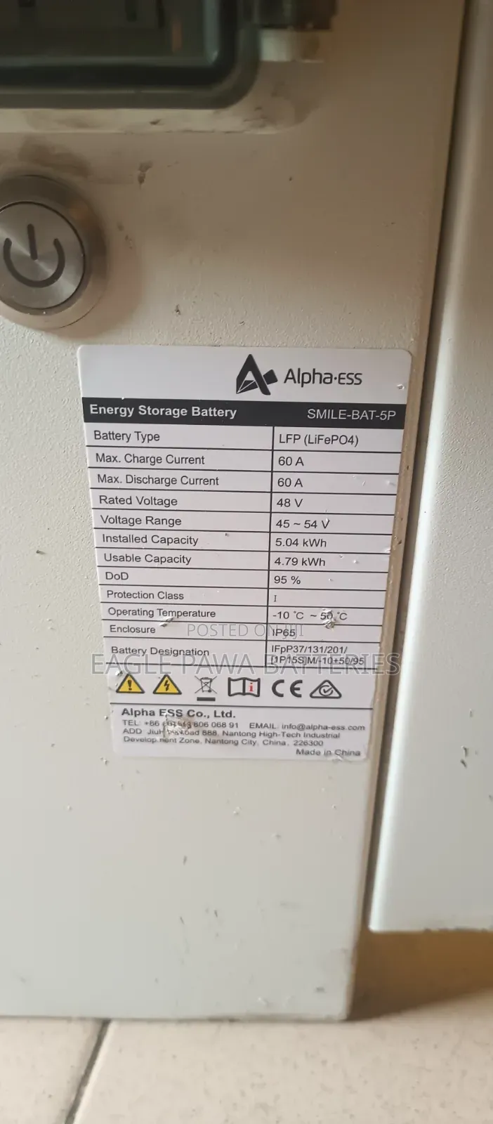 Alpha Ess 4.7kwh