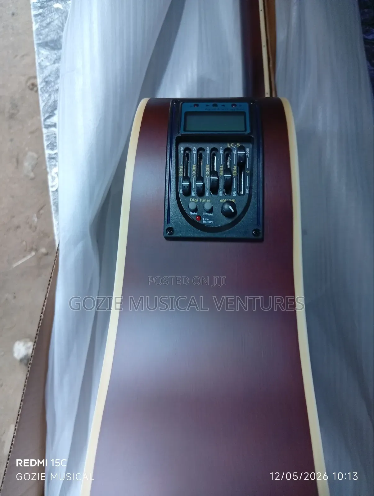 Zee Marcel 40" Semi Acoustic Guitar 6 Strings With Sweetest Sound