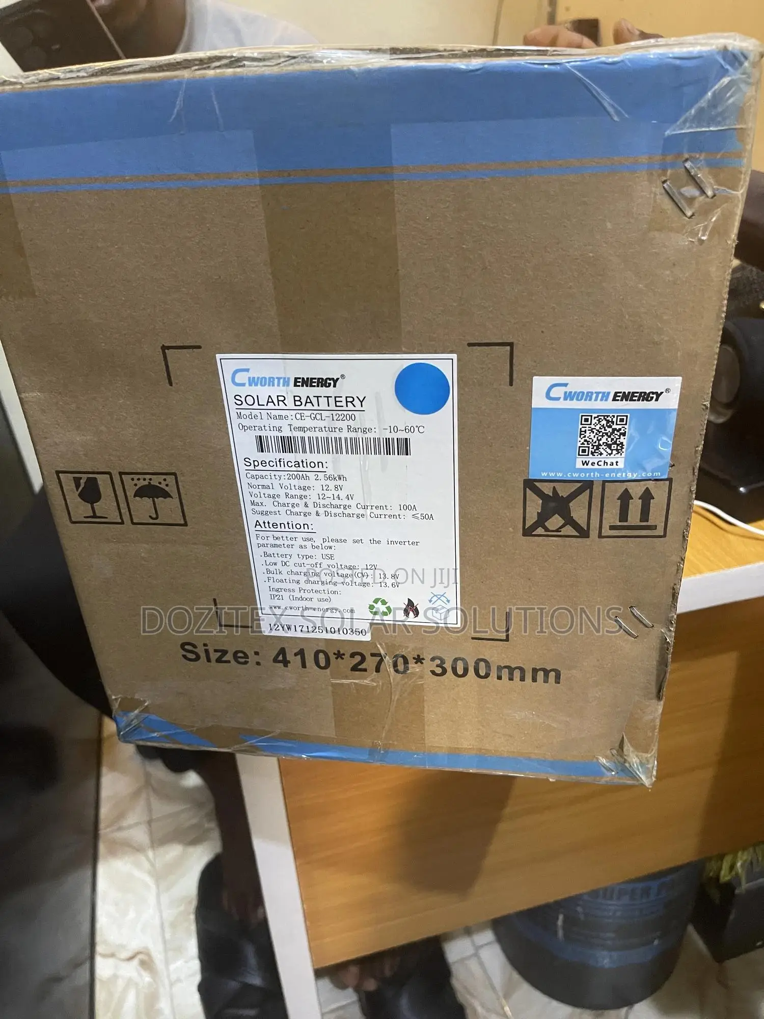 2.5kw/12v Cworth Energy Lithium Battery