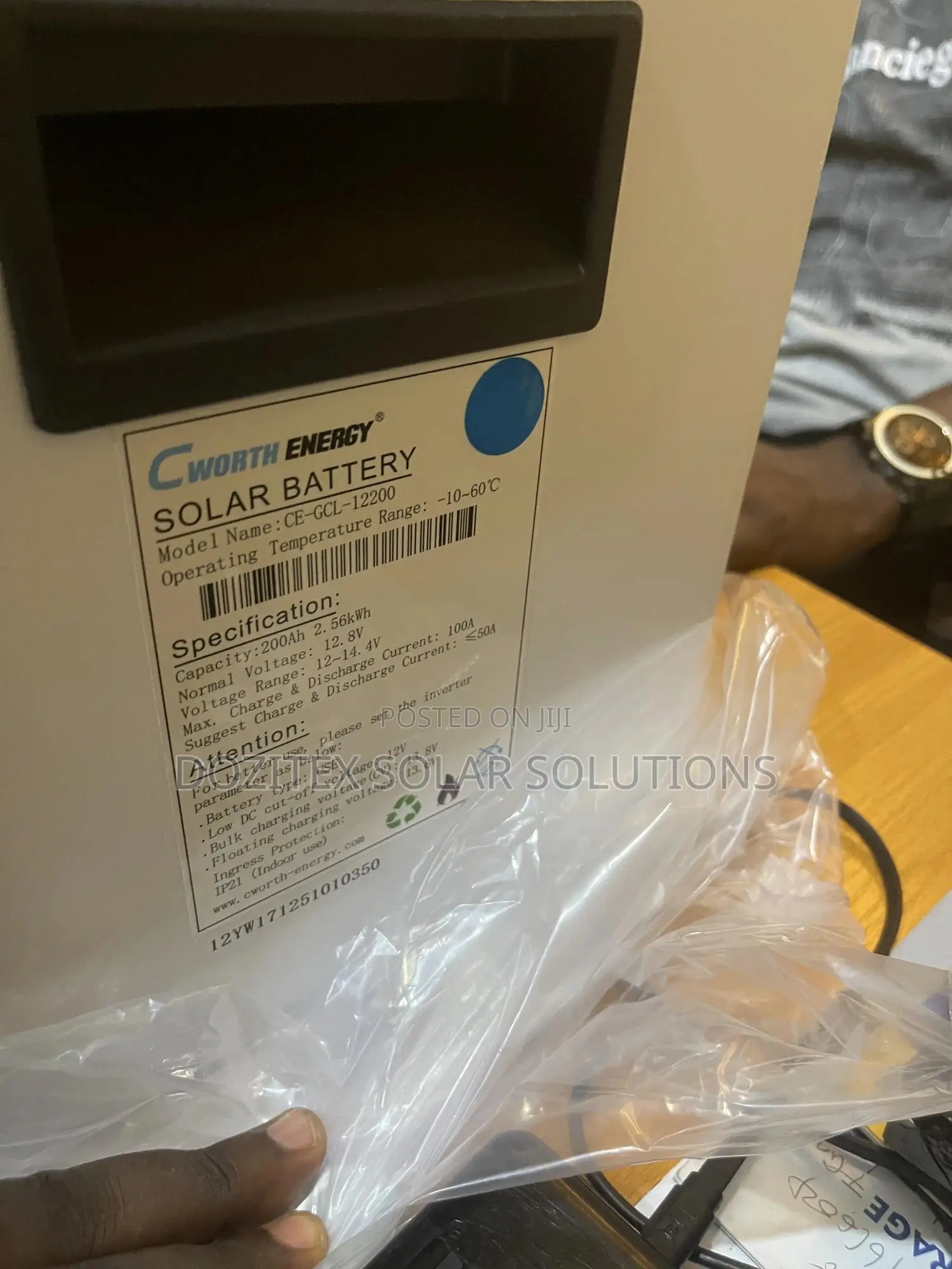 2.5kw/12v Cworth Energy Lithium Battery