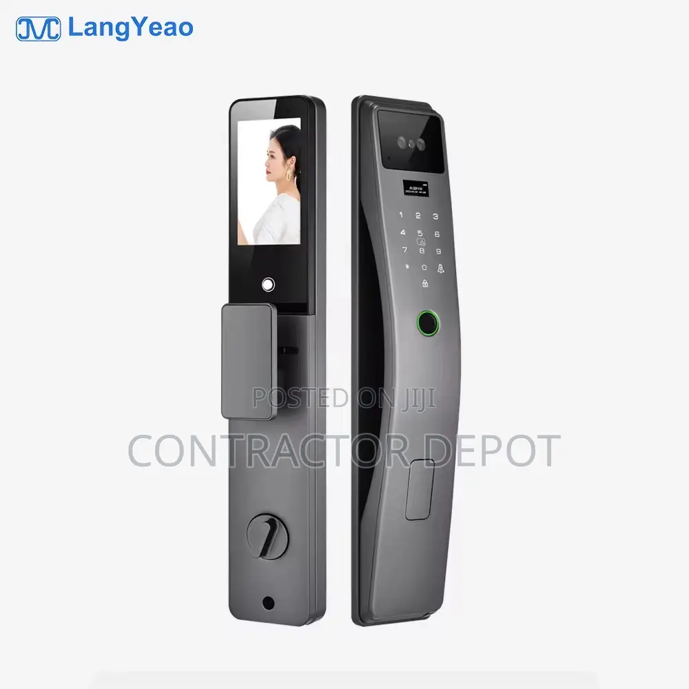 Automatic Wifi Wireless Fingerprint Card Tuya App Smart Door Lock