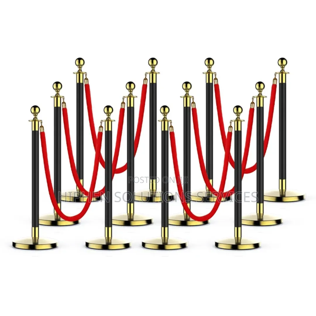 Red Carpet Stanchion Barrier Rope Type Distributor in Nigeria