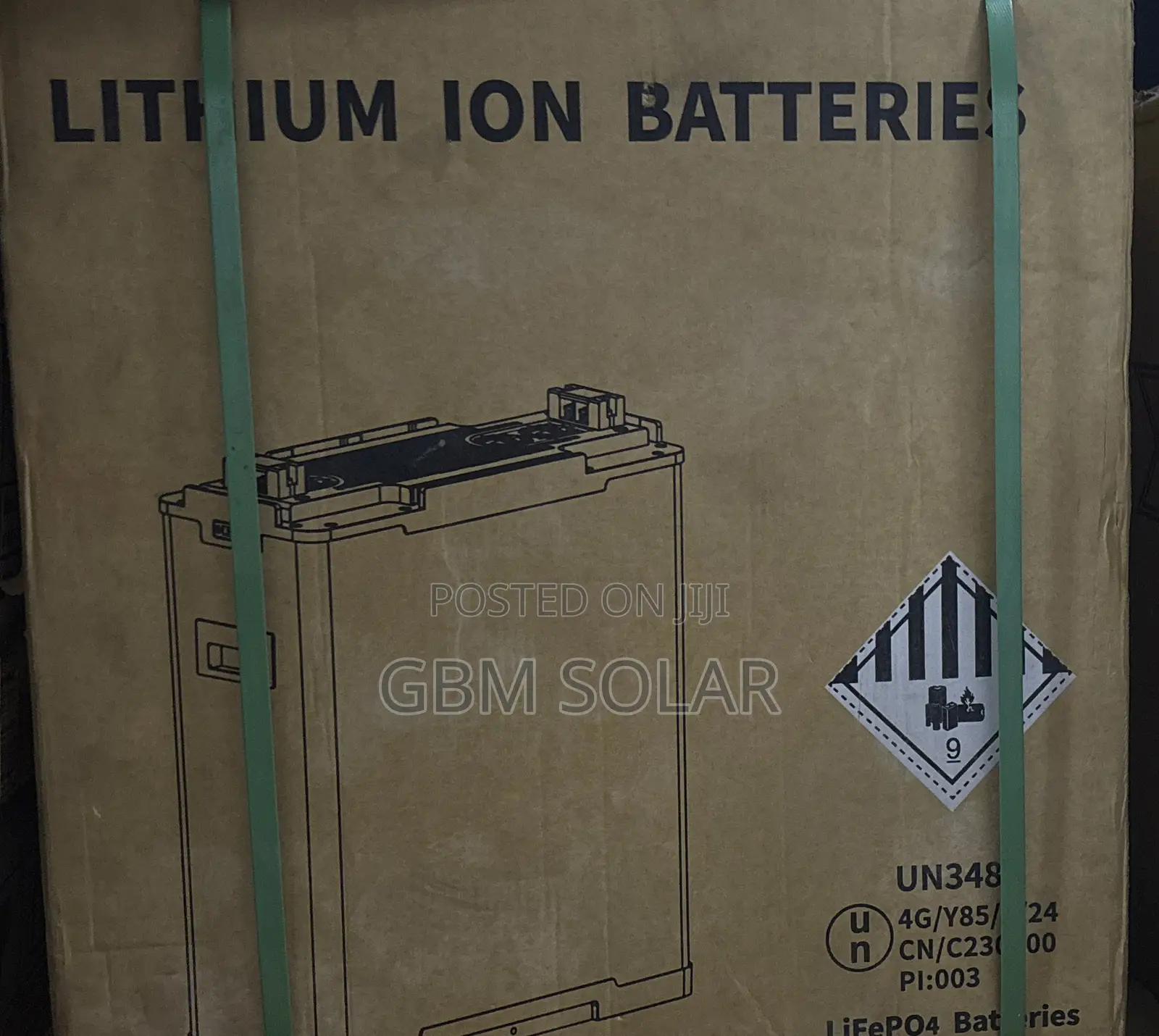 5kwh 24v 200ah Lithium Battery Blue Carbon