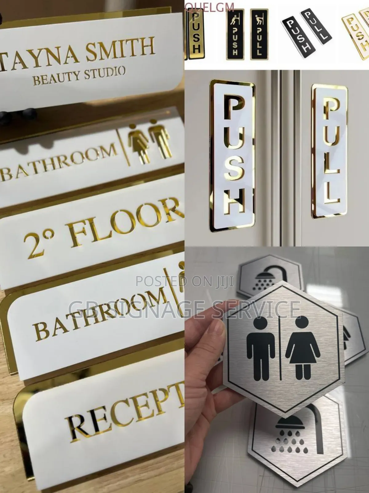 Push and Pull Door Signs