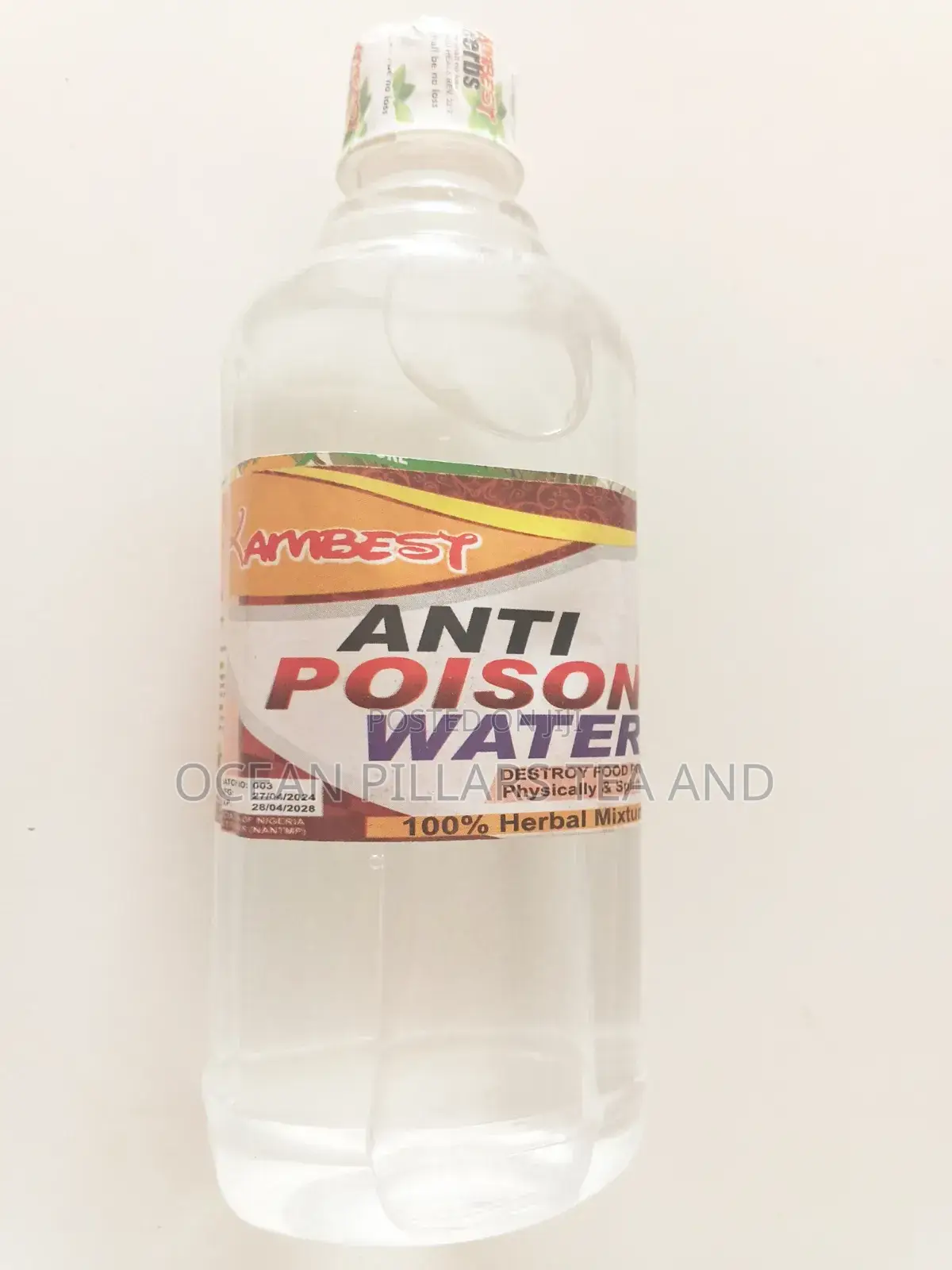 Kambest Anti Poison Water Destroy Food Poison Physically Spiritually
