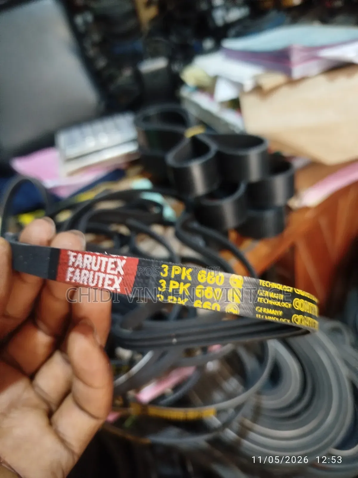 Belt and Cables