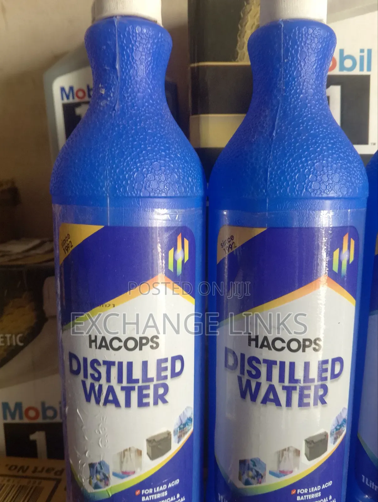 Original 1l Hacops Distilled Water for Solar Batteries