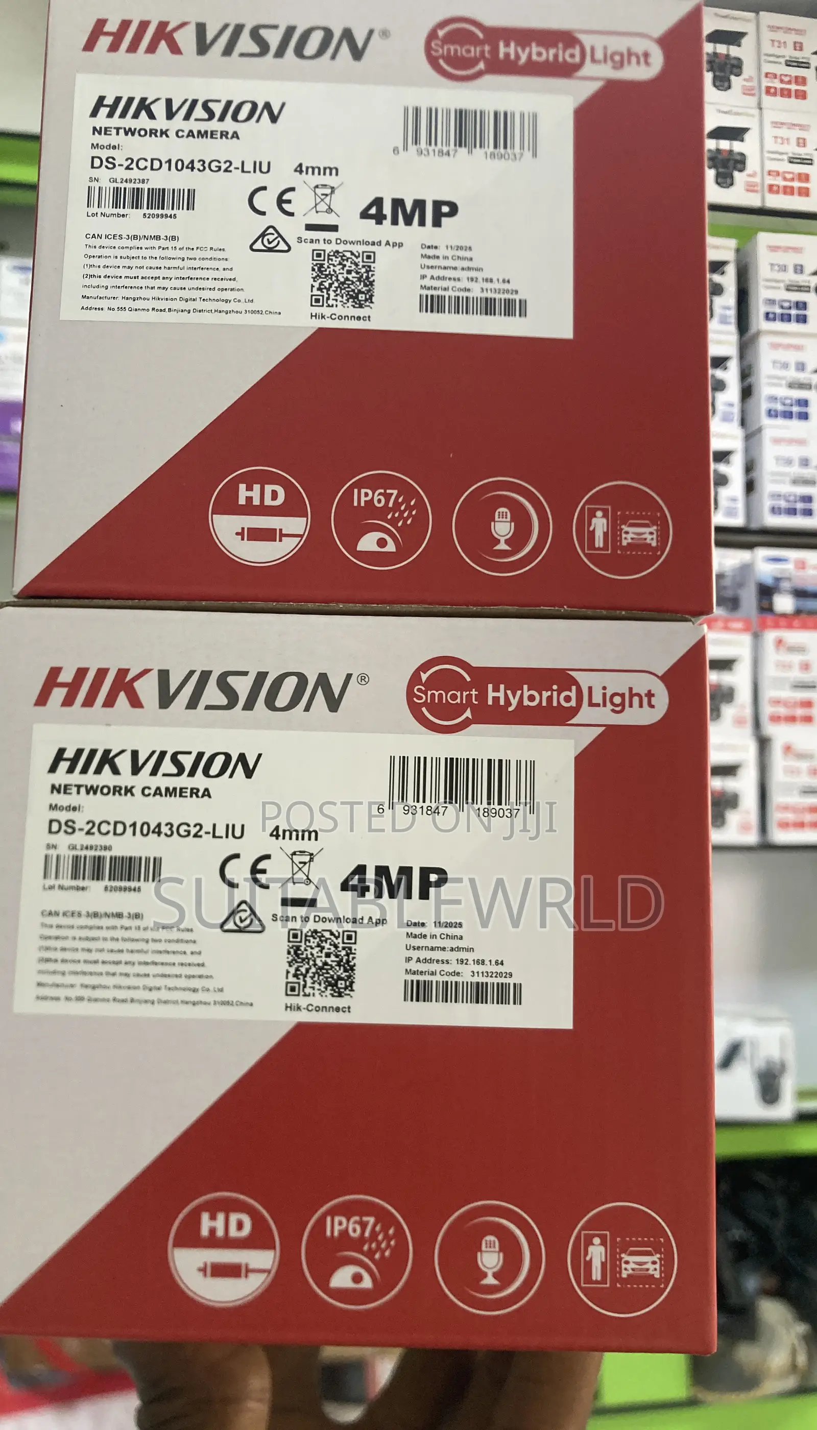 4mp Ip Camera Hikvision Smart Hybrid Light With Audio