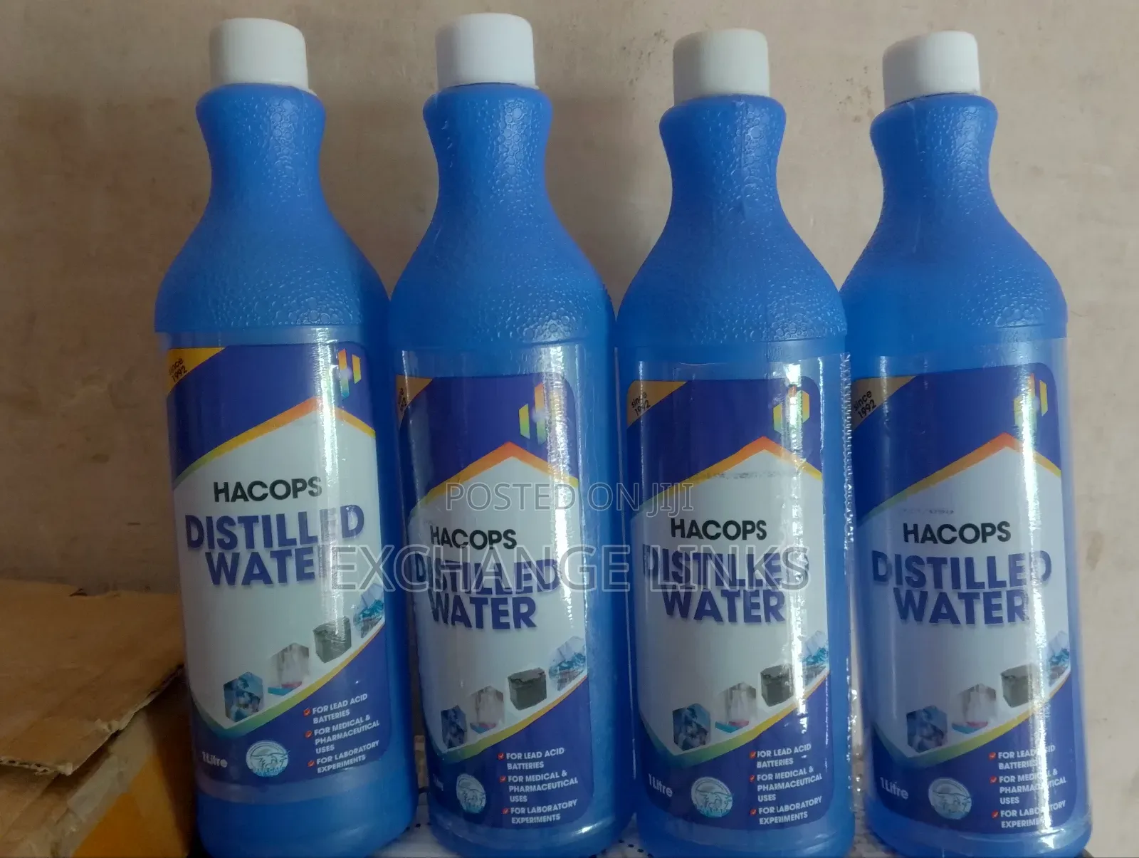 Inverter Batteries Distilled Water Hacops 1l