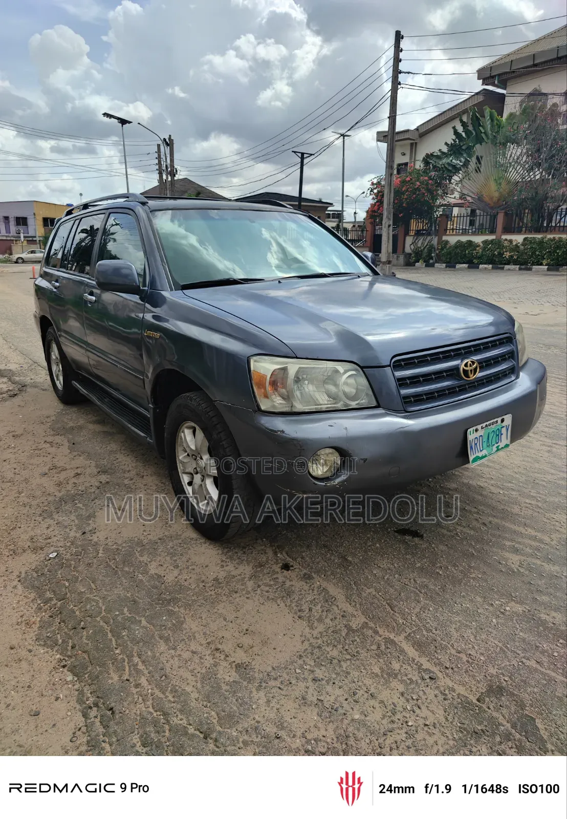 Toyota Highlander 2003 Blue