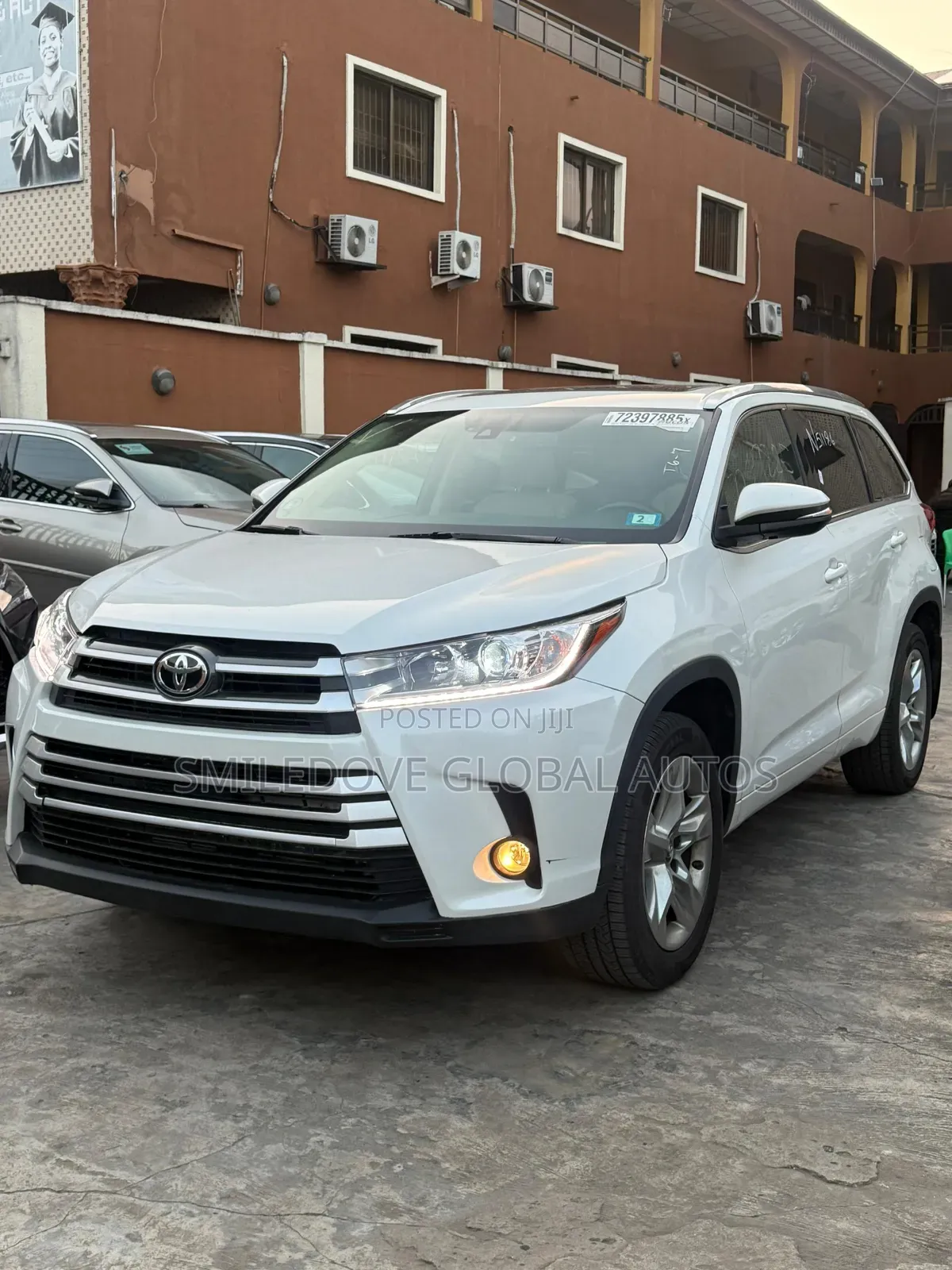 Toyota Highlander Limited V6 4x4 (3.5L 6cyl 6A) 2016 White