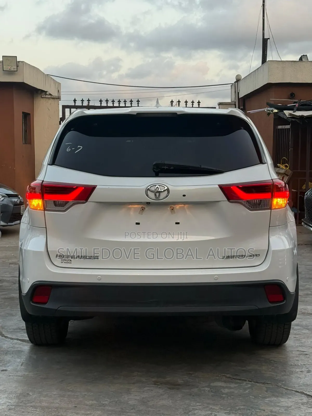 Toyota Highlander Limited V6 4x4 (3.5L 6cyl 6A) 2016 White