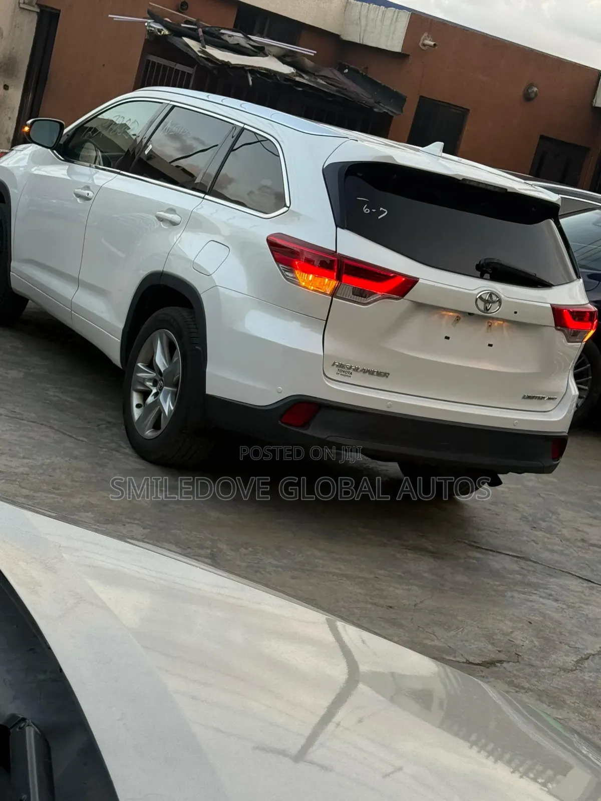 Toyota Highlander Limited V6 4x4 (3.5L 6cyl 6A) 2016 White