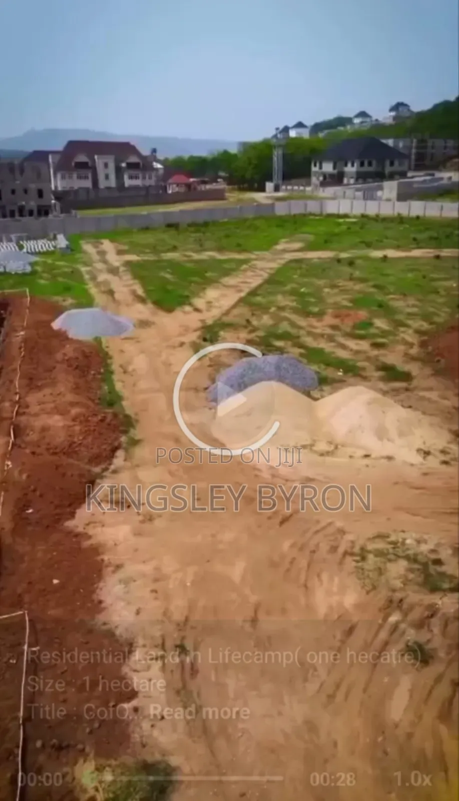 Fast Sale 1 Hectare Residential Land at the Heart of Life Camp