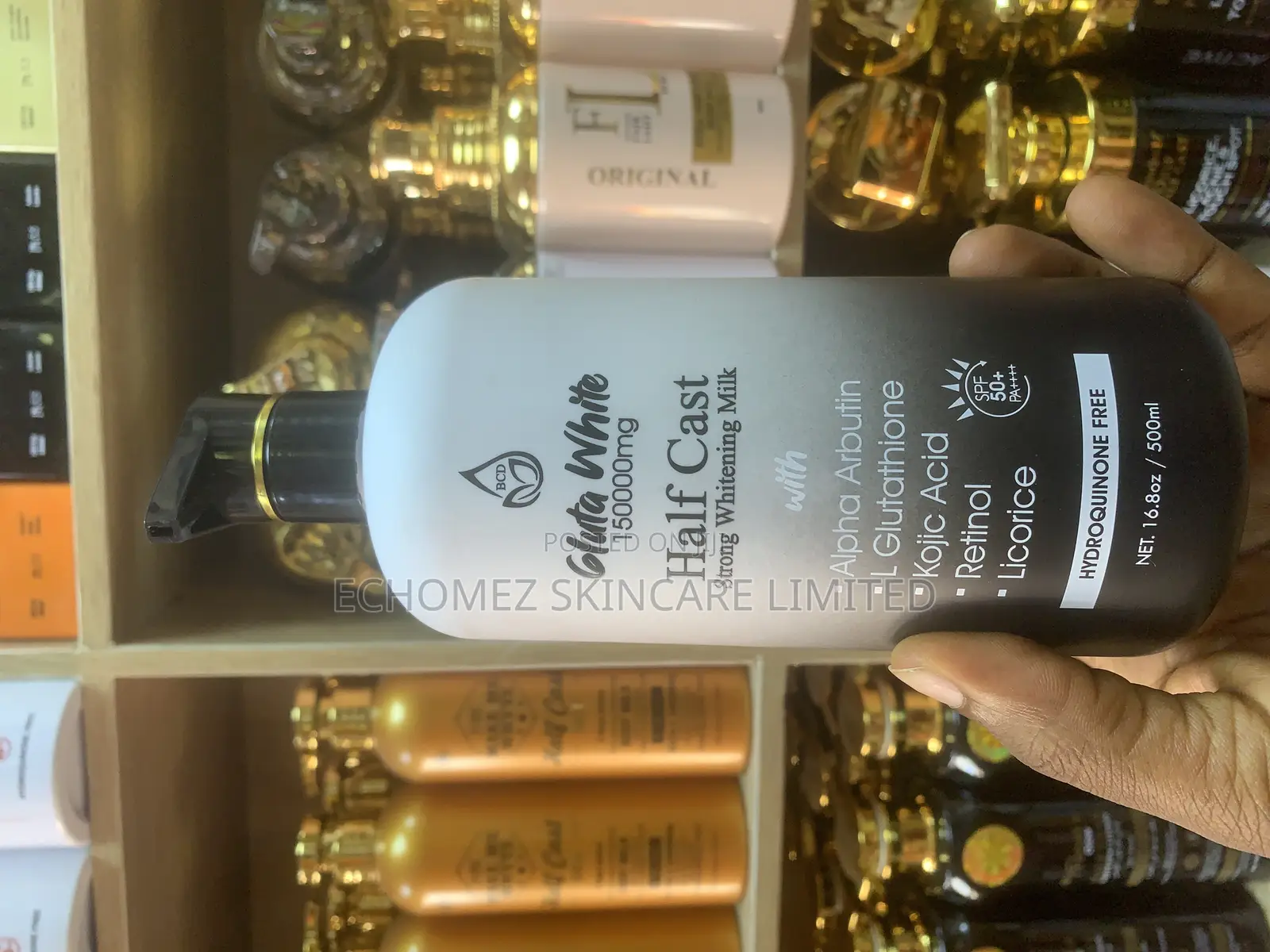 Gluta White Mg Half Cast Strong Whitening Body Lotion