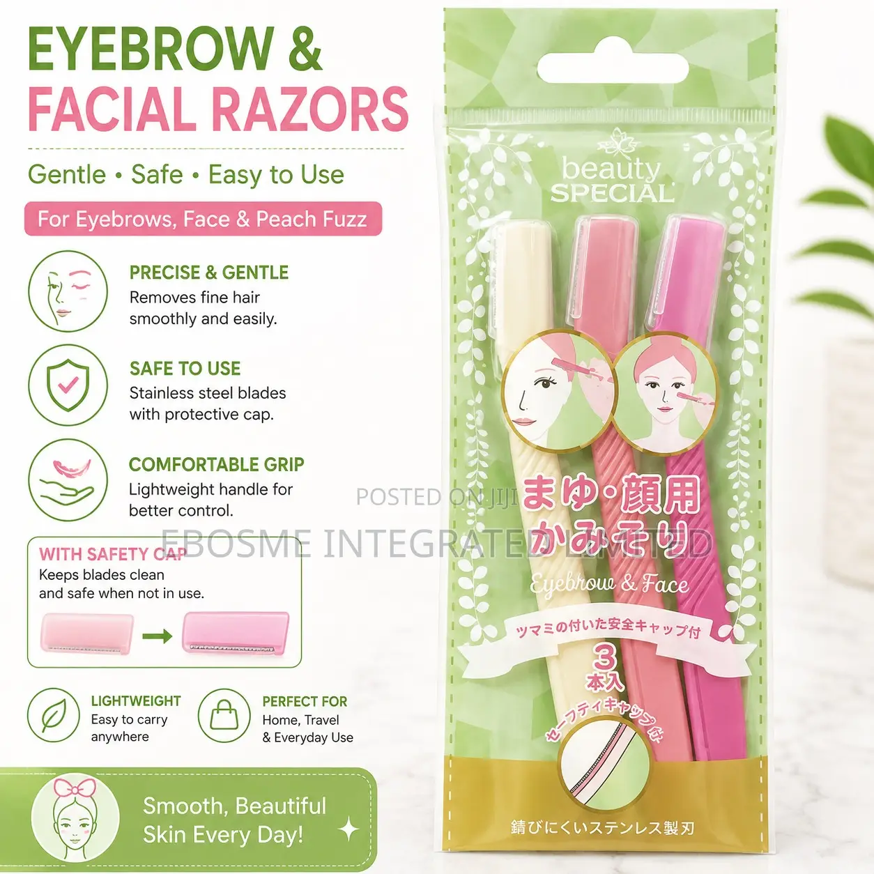 Eyebrows and Facial Razor