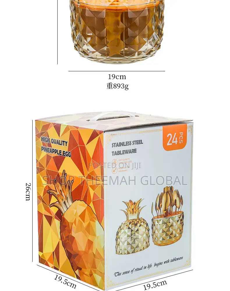 Stainless Steel Cutlery Pineapple Mold