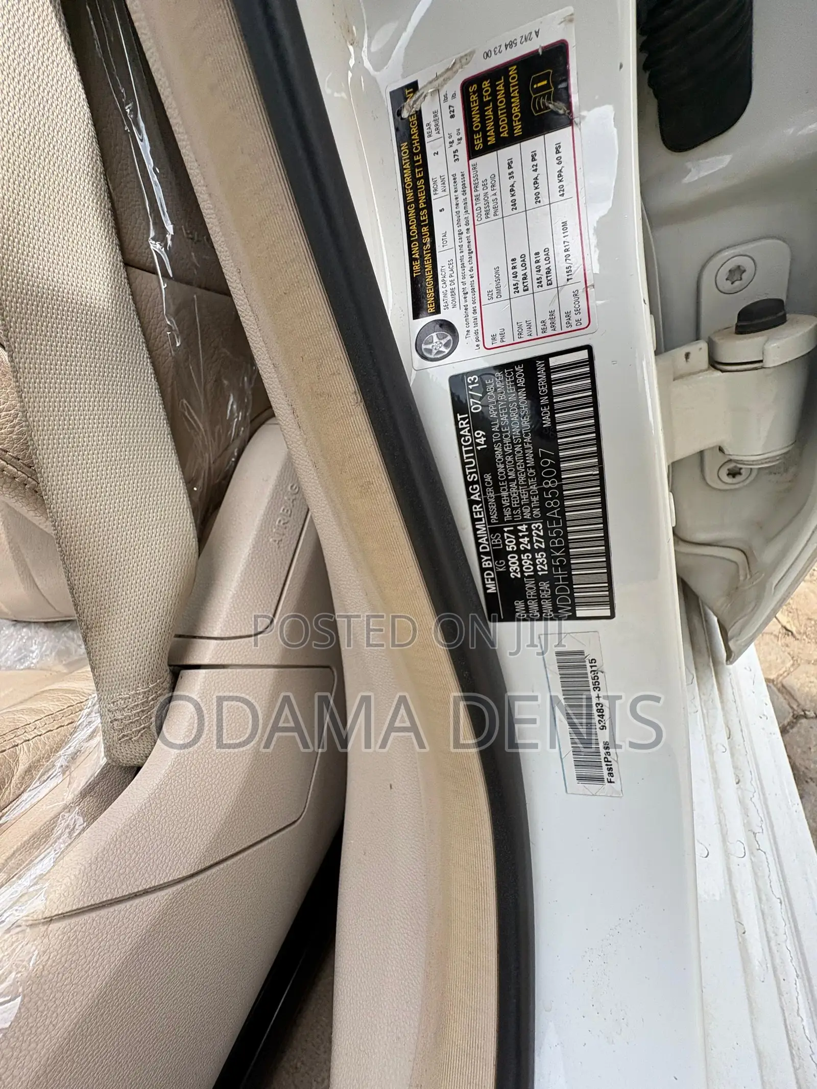 Mercedes-Benz E350 2014 White